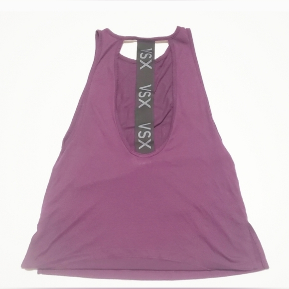 Victoria's Secret Purple Sleeveless Tank Top - Picture 3 of 4